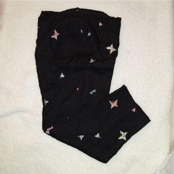 🎉🆕Talbot's Irish Linen Butterfly Ladybug Pants - Picture 3 of 4